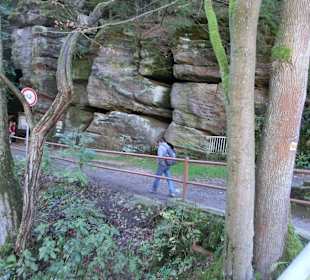 Wanderweg Klamm