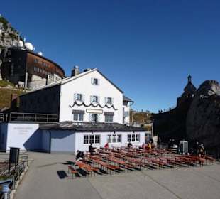 Wendelsteinhaus und Terrasse