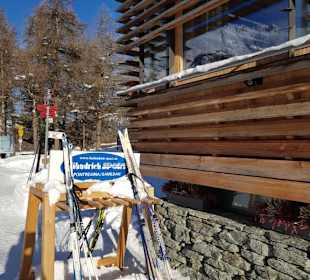 Direkt an der Marathonloipe