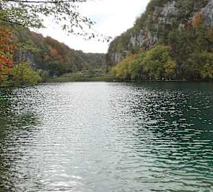 Bei den Plitvicer Seen