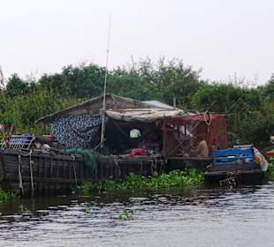 Am Ufer des Tonle Sap kurz vor Siem Reap