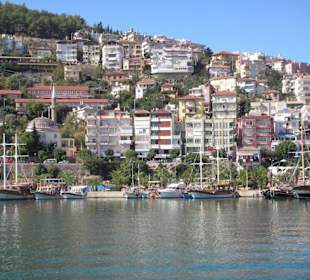 Bootstour Blick auf Alanya