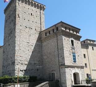 Die Wasserburg Rocca di Riva in Riva del Garda