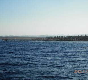 Blick vom Boot aus 