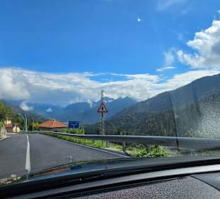 Umleitung z.Plöckenpass weiter auf der SS465