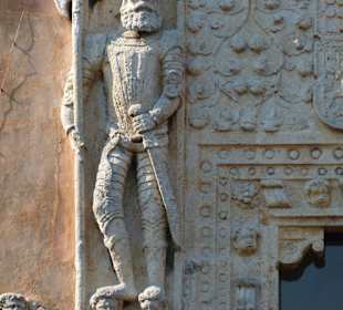 Skulptur an Casa Montejo