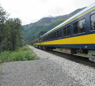 Auf dem Weg zu den Gletschern