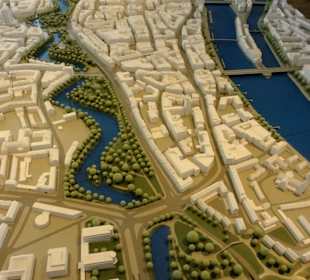 Modell der Bremer Altstadt