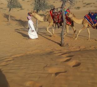 Kamelsafari durch die Wüste