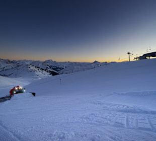 Pistenpräparierung in Damüls