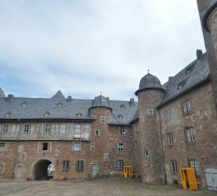 Das Schloss von Steinau an der Straße