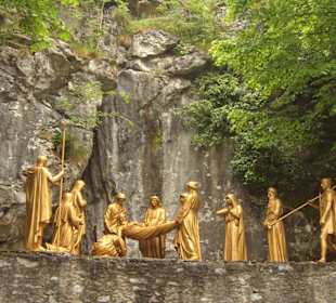 Station auf dem Kreuzweg