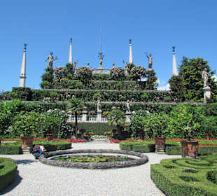 Die Gartenanlage des Schlosses