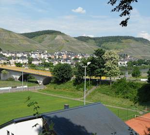 Blick vom Kloster Richtung Zeltingen-Rachting