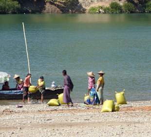 Anlegestelle in Pan paung village