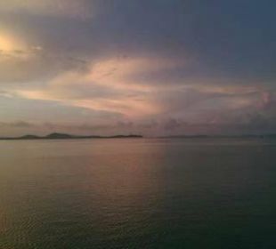 Blick vom Restaurant