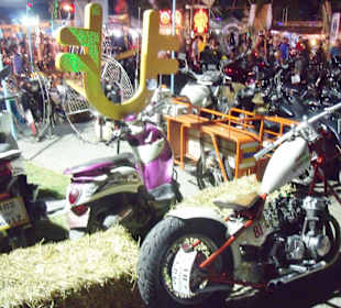 Ausefallene und Bikes