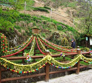 Osterbrunnen in Obertrubach