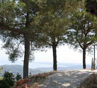 Aussicht von der Kirche Chlomos