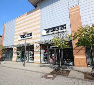 Geschäftshäuser im Einkaufszentrum