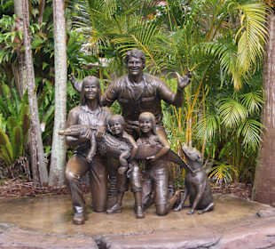 Gedenkstatue an Steve Irwin