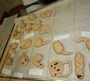 Kunstwerke zum Backen bereit