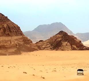 Wüstenlandschaft Wadi Rum