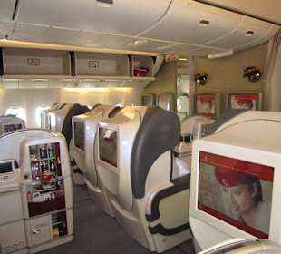Emirates Airlines, "normale" First-Class