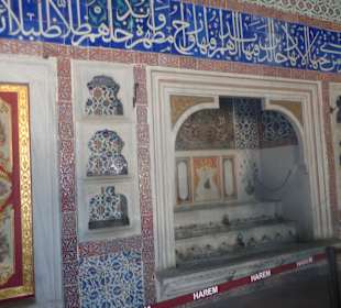 Wände im Harem