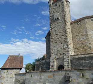 Bei der Besichtigung der Veste Coburg