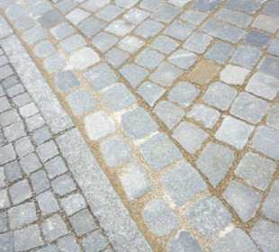 Kopfsteinpflaster überall in Dinkelsbühl