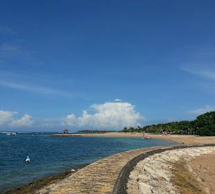 Blick auf den Strand