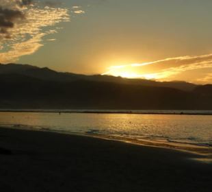 Sonnenuntergang Stadtstrand Playa de las Canteras