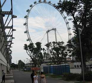 Das Riesenrad "Singapore Flyer"
