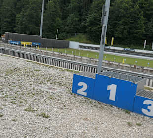 Besuch im Biathlon-Stadion von Ruhpolding