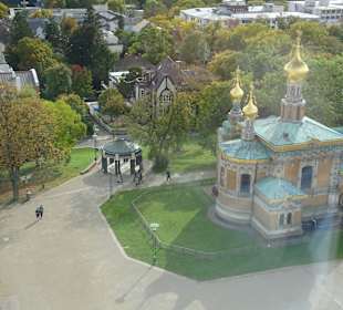 Mathildenhöhe Ausblick
