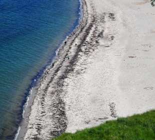 Blick auf den Nordstrand von Helgoland