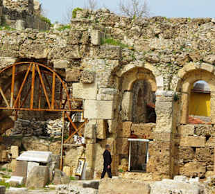Toiletten ganz hinten