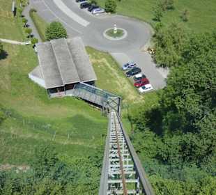 Panoramalift vom Parkplatz