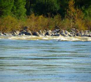 Rafting Selge Landschaft/An- & Abfahrt