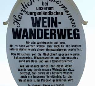 Weinwanderweg in Oggau