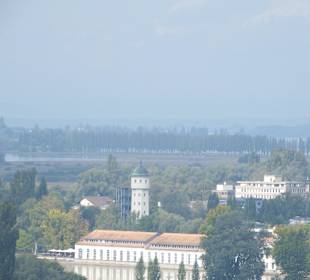 Blick vom Turm auf die Bleiche
