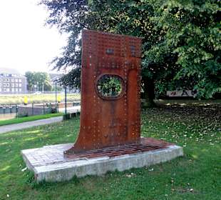 Skulptur am Geestewanderweg
