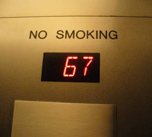 Lift im Rockefeller Center
