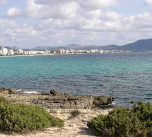 Fernblick auf den Sonnenstrand