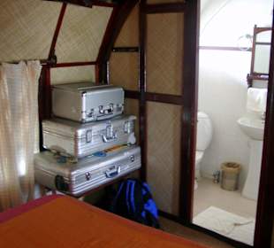 Blick auf Badezimmer