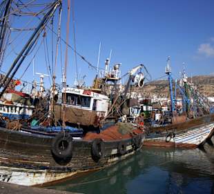 Im Fischereihafen von Agadir