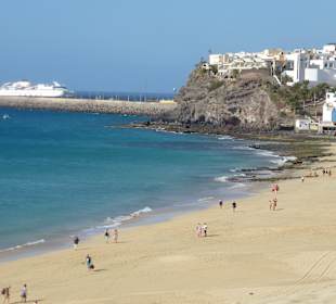 Morro Jable Stadt und Hafen