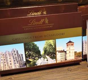 Auslagen der Lindt Boutique Düsseldorf