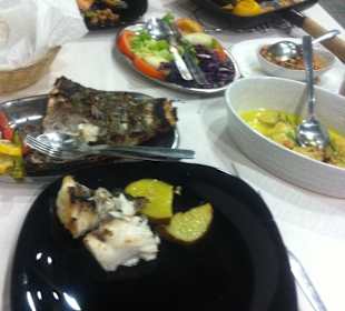 Sehr lecker serviert